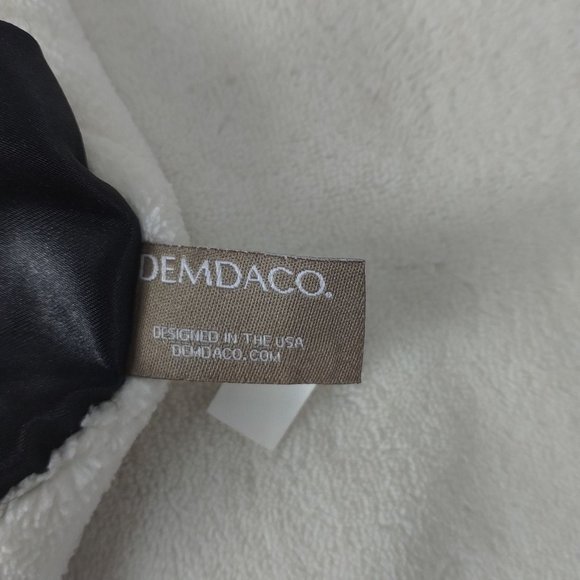 Demdaco Dog Activity Blankie Lift The Spirit Lovey Black & White 11" x 16" - Picture 3 of 3